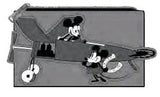 Mickey Mouse - Mickey Black & White Airplane Purse
