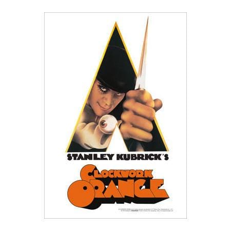 A Clockwork Orange - Knife Tin Sign - Posters & Art Prints