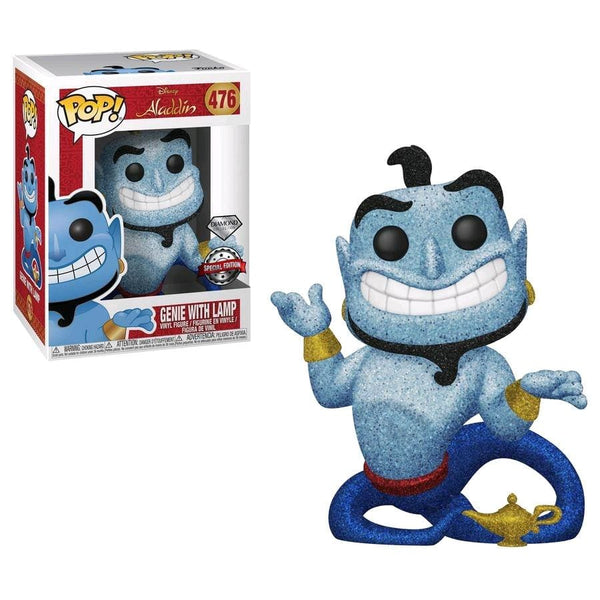 Aladdin - Genie with Lamp Diamond Glitter US Exclusive Pop! Vinyl [RS] - Pop! Vinyl