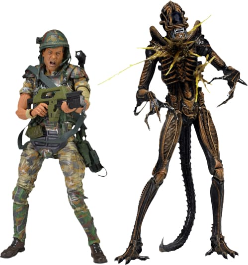 Aliens - 7 Hudson vs Brown Warrior Action Figure 2 Pack - Action Figure