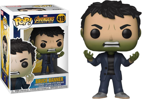 Avengers 3 - Bruce Banner W/hulk Head Pop! - Pop! Vinyl