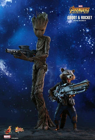 Avengers 3 - Groot & Rocket 12 Figure - Premium Action Figure