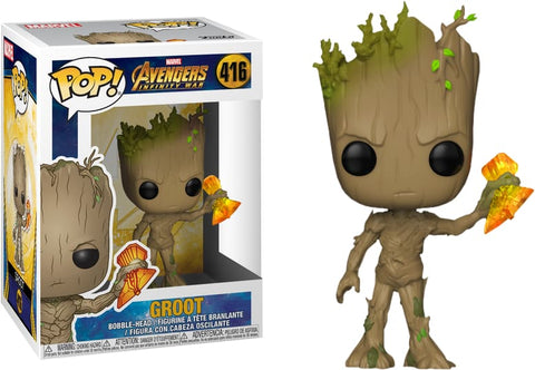 Avengers 3 - Groot With Stormbreaker Pop! - Pop! Vinyl