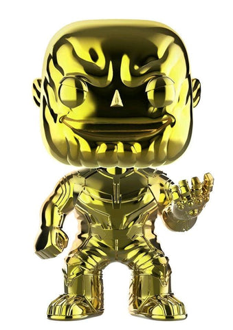 Avengers 3: Infinity War - Thanos Yellow Chrome US Exclusive Pop! Vinyl [RS] - Pop! Vinyl