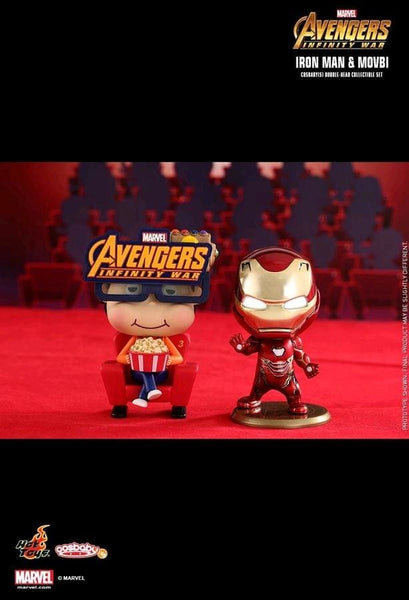 Avengers 3 - Movbi & Iron Man Mk L Cosbaby Set - Vinyl Figure