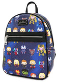 Avengers 4 - Chibi Print Mini Backpack - Bags & Accessories