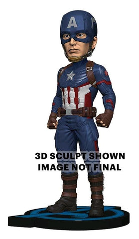 Avengers 4: Endgame - Captain America Head Knocker - Vinyl Statue