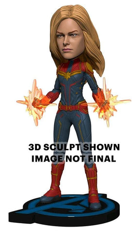 Avengers 4: Endgame - Captain Marvel Head Knocker - Vinyl Statue