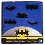 Batman - Batman Emblem Black Chrome Pin Collection - Badges & Pins