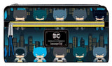 Batman - Gotham City Chibi Print Flap Wallet - Bags & Accessories