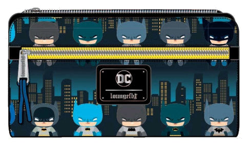 Batman - Gotham City Chibi Print Flap Wallet - Bags & Accessories