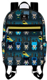 Batman - Gotham City Chibi Print Mini Backpack - Bags & Accessories