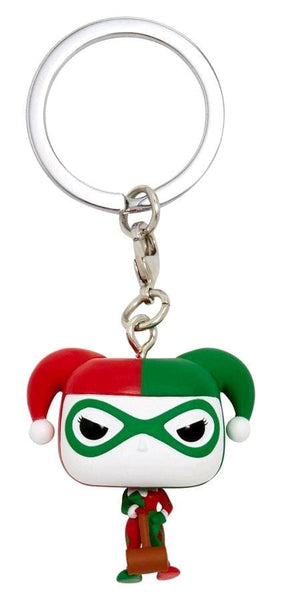 Batman - Harley Quinn (Holiday) US Exclusive Pocket Pop! Keychain [RS] - Keychain