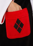 Batman - Harley Quinn Hooded Fleece Bathrobe - Clothing & Cosplay