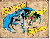 Batman & Robin - Retro Tin Sign - Posters & Art Prints