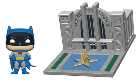 Batman - Batman with Hall of Justice 80th Anniversary Pop! Town - Pop! Vinyl