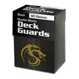 BCW Deck Guard Boxed Sleeves (80) Black - Dice & Accessories