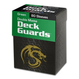 BCW Deck Guard Boxed Sleeves (80) Green - Dice & Accessories