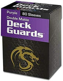 BCW Deck Guard Boxed Sleeves (80) Purple - Dice & Accessories