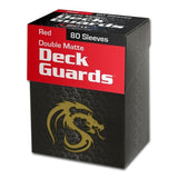 BCW Deck Guard Boxed Sleeves (80) Red - Dice & Accessories