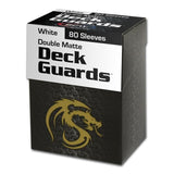 BCW Deck Guard Boxed Sleeves (80) White - Dice & Accessories