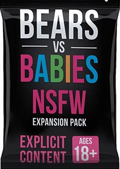 Bears vs Babies NSFW Expansion Pack - Card Game