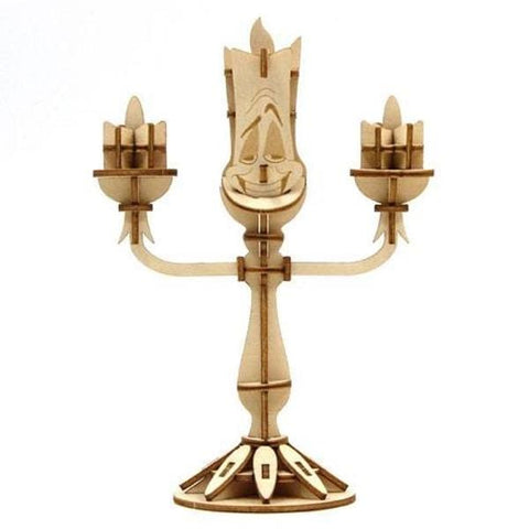 Beauty and the Beast - Lumiere 3D Wood Model Kit - Construction