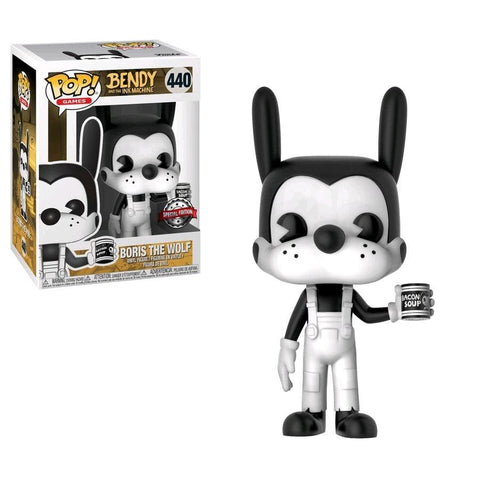 Bendy and the Ink Machine - Boris with Beans US Exclusive Pop! Vinyl [RS] - Pop! Vinyl