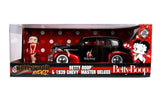 Betty Boop - 1939 Chevy Master Deluxe 1:24 with Figure Hollywood Ride - Metal Figures & Vehicles