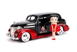 Betty Boop - 1939 Chevy Master Deluxe 1:24 with Figure Hollywood Ride - Metal Figures & Vehicles