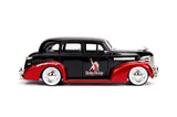 Betty Boop - 1939 Chevy Master Deluxe 1:24 with Figure Hollywood Ride - Metal Figures & Vehicles