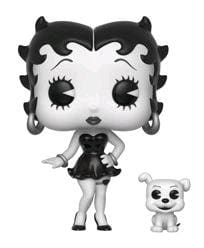 Betty Boop - Betty With Pudgy Black & White (With Chase) Us Exclusive Pop! Vinyl [Rs] - Pop! Vinyl