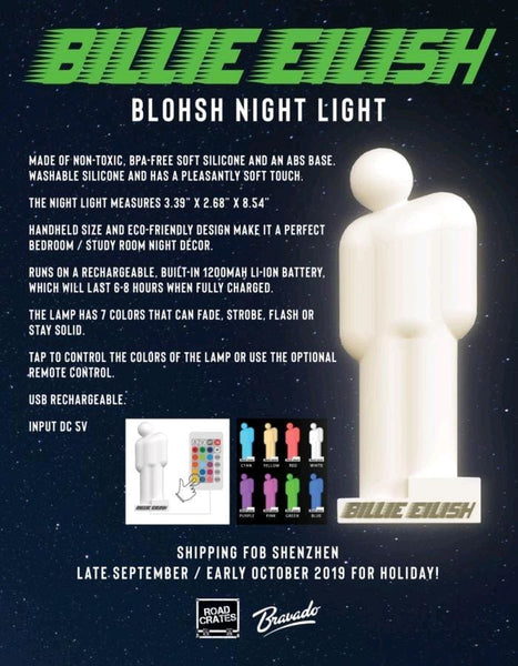 Billie Eilish - Blohsh Night Light - Homewares