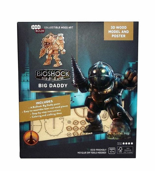 Bioshock: Big Daddy 3D Wood Model - Construction