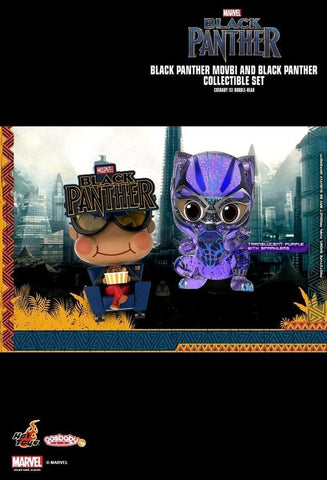 Black Panther - Movbi & Black Panther Cosbaby Set - Vinyl Figure