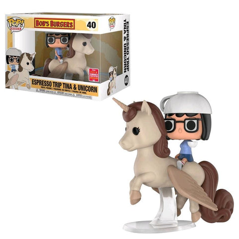 Bobs Burgers - Tina on Unicorn Pop! Ride SD18 RS - Pop! Vinyl