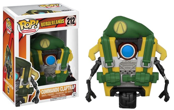 Borderlands - Commando Claptrap Pop! !e Rs - Pop! Vinyl