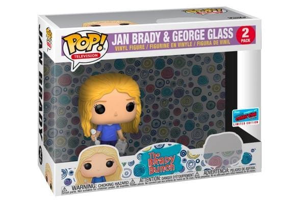 Brady Bunch - Jan & George Glass Pop! 2pk NY18 RS - Pop! Vinyl