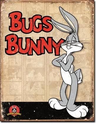 Bugs Bunny - Retro Tin Sign - Posters & Art Prints