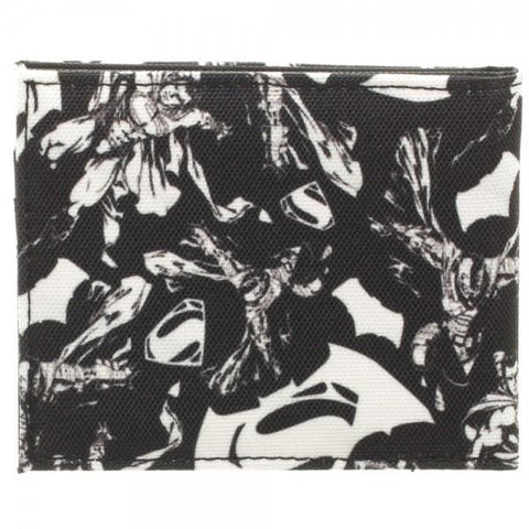 BvS - Dawn Of Justice Black & White Bi-Fold Wallet - Bags & Accessories
