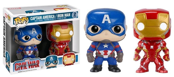 Captain America 3 - Iron Man & Capamerica Pop! 2Pk - Pop! Vinyl