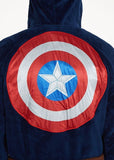 Captain America - Cap Hooded Fleece Bathrobe - Clothing & Cosplay