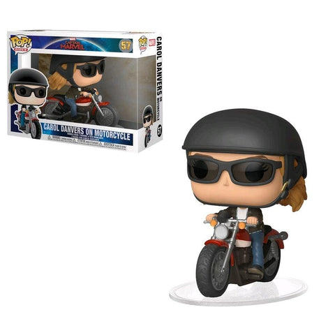 Captain Marvel - Carol Danvers on Bike Pop! Ride - Pop! Vinyl