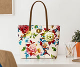 Captain Marvel - Floral Tote Bag - Bags & Accessories