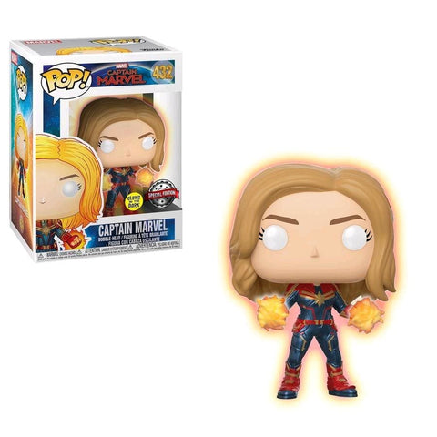 Captain Marvel - Captain Marvel Glow Hands Us Exclusive Pop! Vinyl [Rs] - Pop! Vinyl