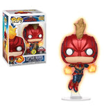 Captain Marvel - Captain Marvel Masked Flight Glow Us Exclusive Pop! Vinyl [Rs] - Pop! Vinyl