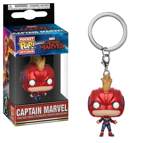 Captain Marvel - Captain Marvel Masked Pop! Keychain - Keychain