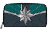 Captain Marvel - Star Emblem Zip-Around Wallet - Bags & Accessories