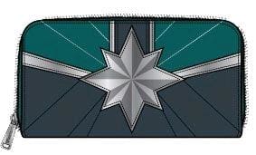 Captain Marvel - Star Emblem Zip-Around Wallet - Bags & Accessories