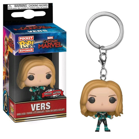 Captain Marvel - Vers Us Exclusive Pop! Keychain [Rs] - Keychain
